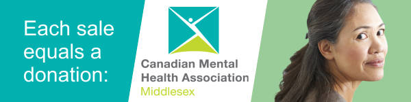 Each sale equals a donation to the Canadian Mental Health Association Middlesex.